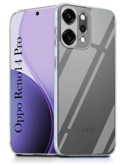 ZZ For Oppo Reno 14 Pro 5G Back Cover Transparent