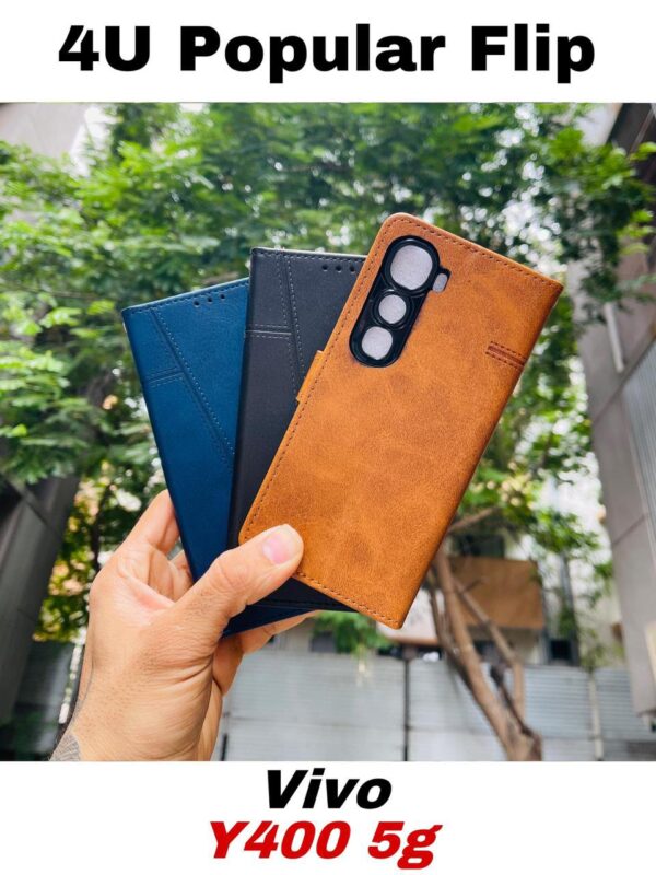 4U Vivo Y400 5G Flip Cover New - Image 3