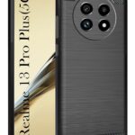 For Realme 13 Pro+ 5G Back Cover Black Armor New