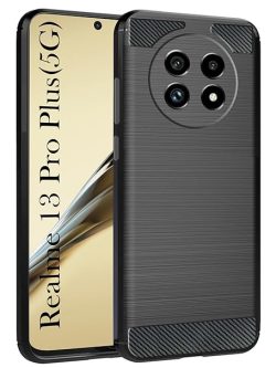 For Realme 13 Pro+ 5G Back Cover Black Armor New