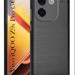 For iQOO Z9s Pro Back Cover Black Armor New