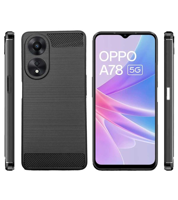 For Oppo A78 5G Back Cover Black Armor New - Image 6