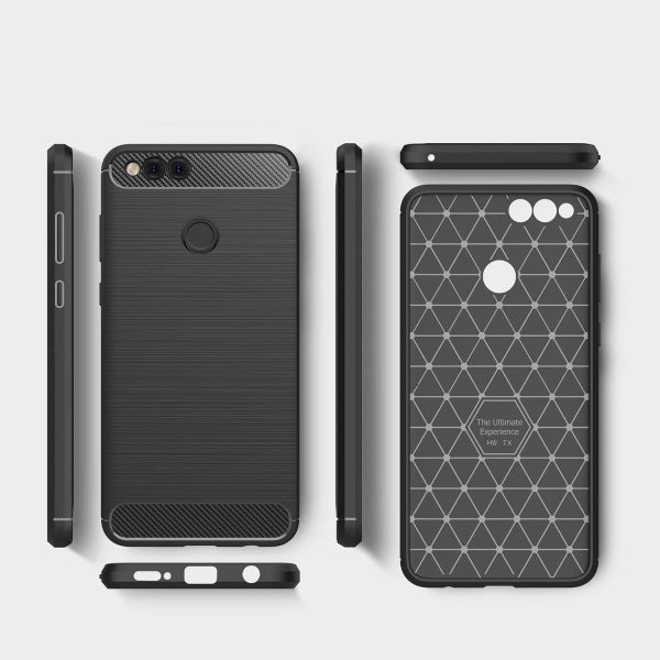 For Honor 7X Back Cover Black Armor New - Image 2