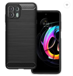For Motorola Moto Edge 20 fusion Back Cover Black Armor New