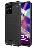 For Vivo Y22 Back Cover Black Armor New