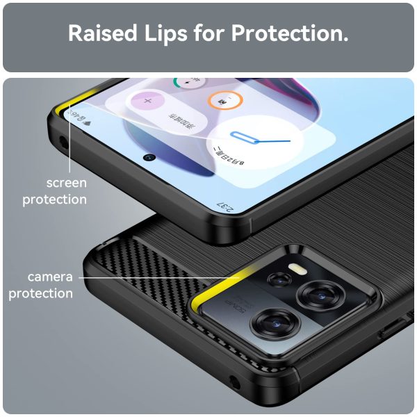 For Motorola Moto Edge 30 Fusion Back Cover Black Armor New - Image 6