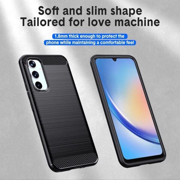 For Samsung A34 5G Back Cover Black Armor New - Image 4