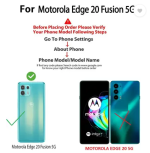 For Motorola Moto Edge 20 fusion Back Cover Black Armor New - Image 5
