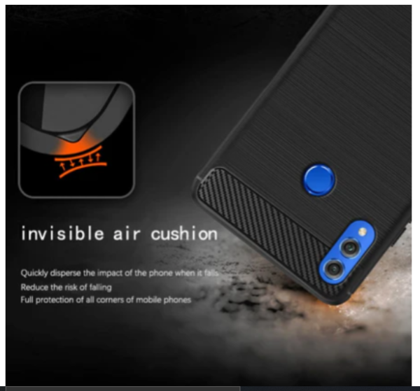 For Honor 8x Back Cover Black Armor New - Image 8