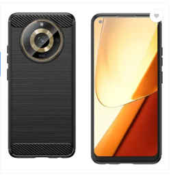 For Realme Narzo 60 5G Back Cover Black Armor New