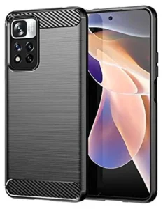 For Xiaomi Redmi 12 5G / 12 4G Back Cover Black Armor New 1 Xiaomi Redmi 12 5G / 12 4G Back Cover Black Armor