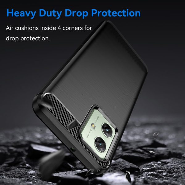 For Motorola Moto G54/64 Cover Black Armor Back Cover Black Armor New - Image 6