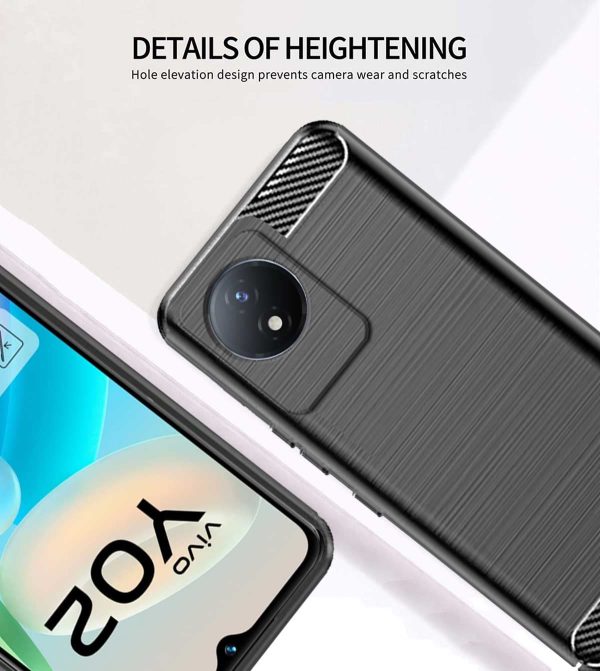 For Vivo Y02 Back Cover Black Armor New - Image 8