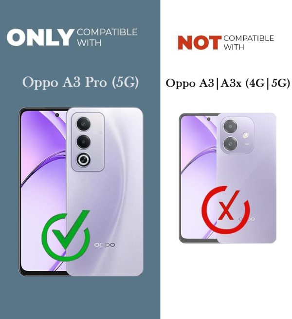 For Oppo A3 pro 5G Back Cover Black Armor New - Image 8