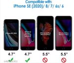 For iPhone 6 Tempered Glass Black New - Image 11