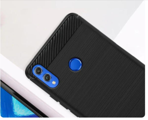 For Honor 8x Back Cover Black Armor New - Image 2