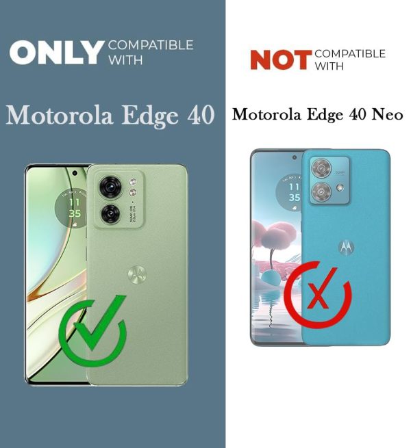 For Motorola Moto Edge 40 Fusion Back Cover Black Armor New - Image 4
