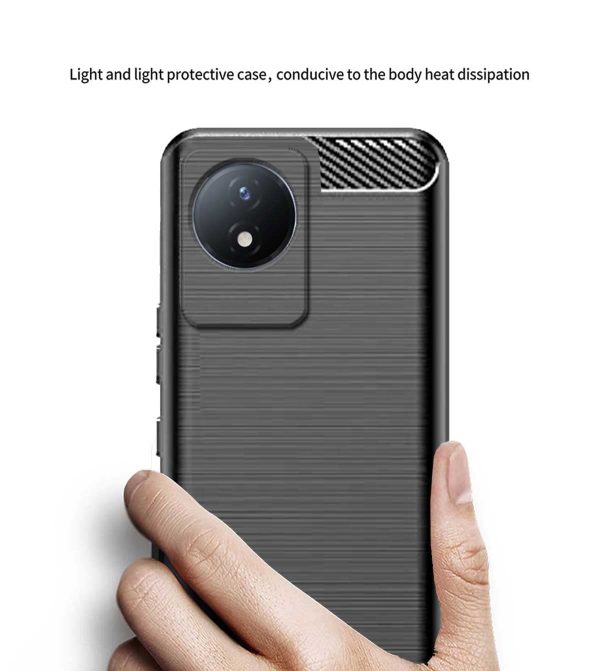 For Vivo Y02 Back Cover Black Armor New - Image 7