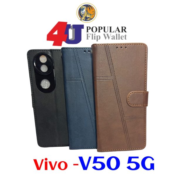 4u Vivo V50 5G Flip Cover New - Image 2