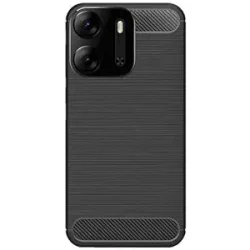 For Tecno Pop 7 Pro Back Cover Black Armor New