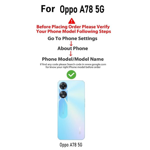 Zigzag Oppo A78 5G Back Cover Transparent New - Image 4