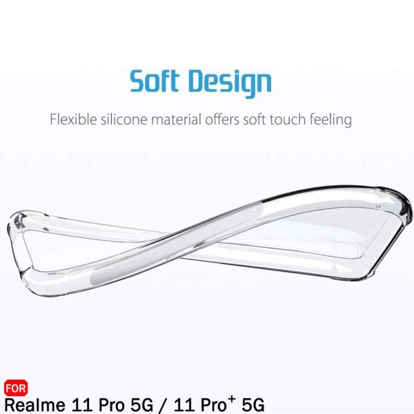 ZigZag Realme 11 Pro/Pro+ Back Cover Transparent New - Image 4