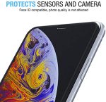 For iPhone 11 Pro Max Tempered Glass Black New - Image 11