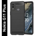For Nokia G11+ Back Cover Black Armor New