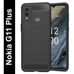 For Nokia G11+ Back Cover Black Armor New