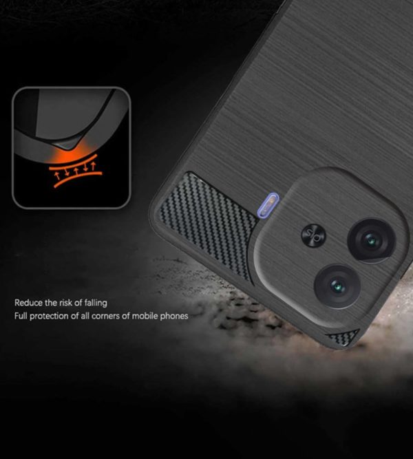 For iQOO NEO 9 PRO 5G Back Cover Black Armor New - Image 5