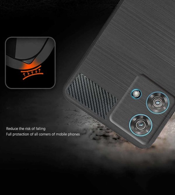 For Motorola Moto Edge 40 Neo 5G Back Cover Black Armor New - Image 4