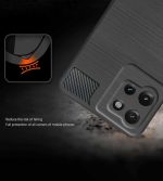For Motorola Moto Edge 50 5G Back Cover Black Armor New - Image 4