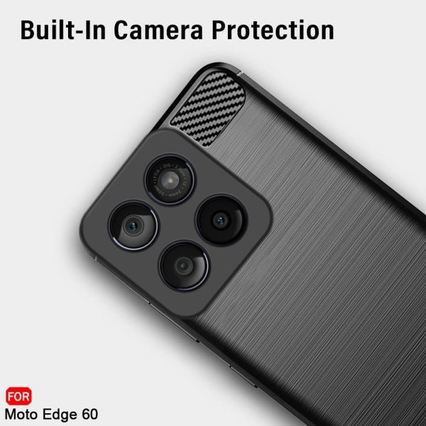 For Motorola Moto Edge 60 Stylus Back Cover Black Armor New - Image 4