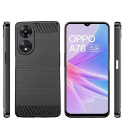 For Oppo A78 5G Back Cover Black Armor New