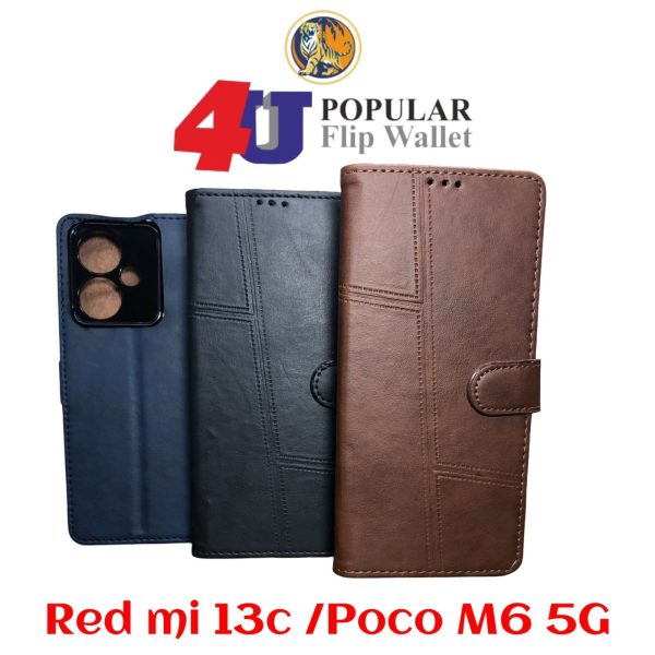 4U Xiaomi Redmi 13C Flip Cover New - Image 2