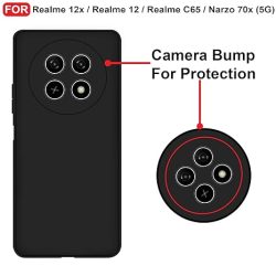 For Realme 12 Plus 5G Back Cover iBlack New