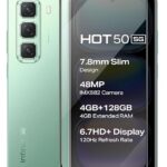 For Hot 50 Pro Tempered Glass Black New