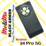 For Realme 14 Pro 5G Back Cover - Black Armor - Image 9