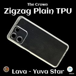 Zigzag Lava Yuva Star Back Cover - Transparent New