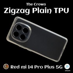 Zigzag Redmi 14 Pro Plus 5G Back Cover Transparent New
