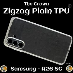 Zigzag Samsung A26 5G Back Cover Transparent New