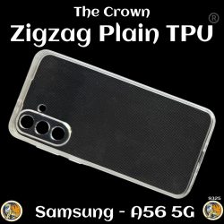 Zigzag Samsung A56 5G Back Cover Transparent New