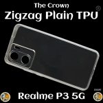 Zigzag Realme P3 5G Back Cover Transparent New