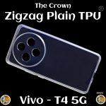 Zigzag Vivo T4 5G Back Cover Transparent New