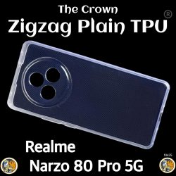 Zigzag Realme Narzo 80 Pro 5G Back Cover Transparent New