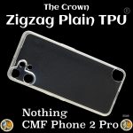 Zigzag Nothing Cmf Phone 2 Pro Back Cover Transparent New