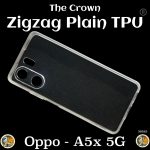 Zigzag Oppo A5x 5G Back Cover Transparent New