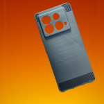 For Infinix Note 40 5G Back Cover - Black Armor - New - Image 4