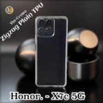 Zigzag Plain TPU Honor-X7c 5G Back Cover - Transparent
