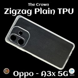 Zigzag Oppo A3x 5G Back Cover Transparent New